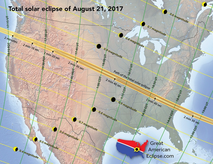 GA Eclipse map